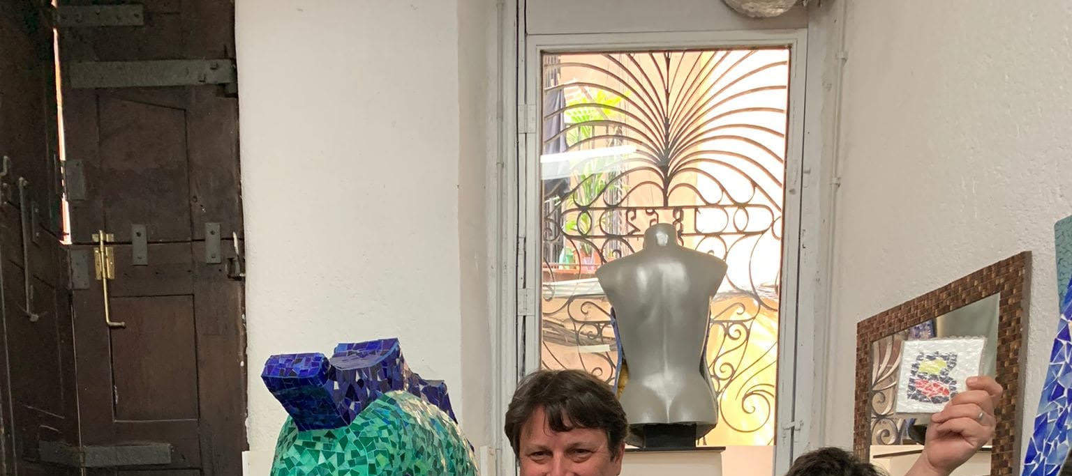 Trencadis Mosaic Class in Barcelona