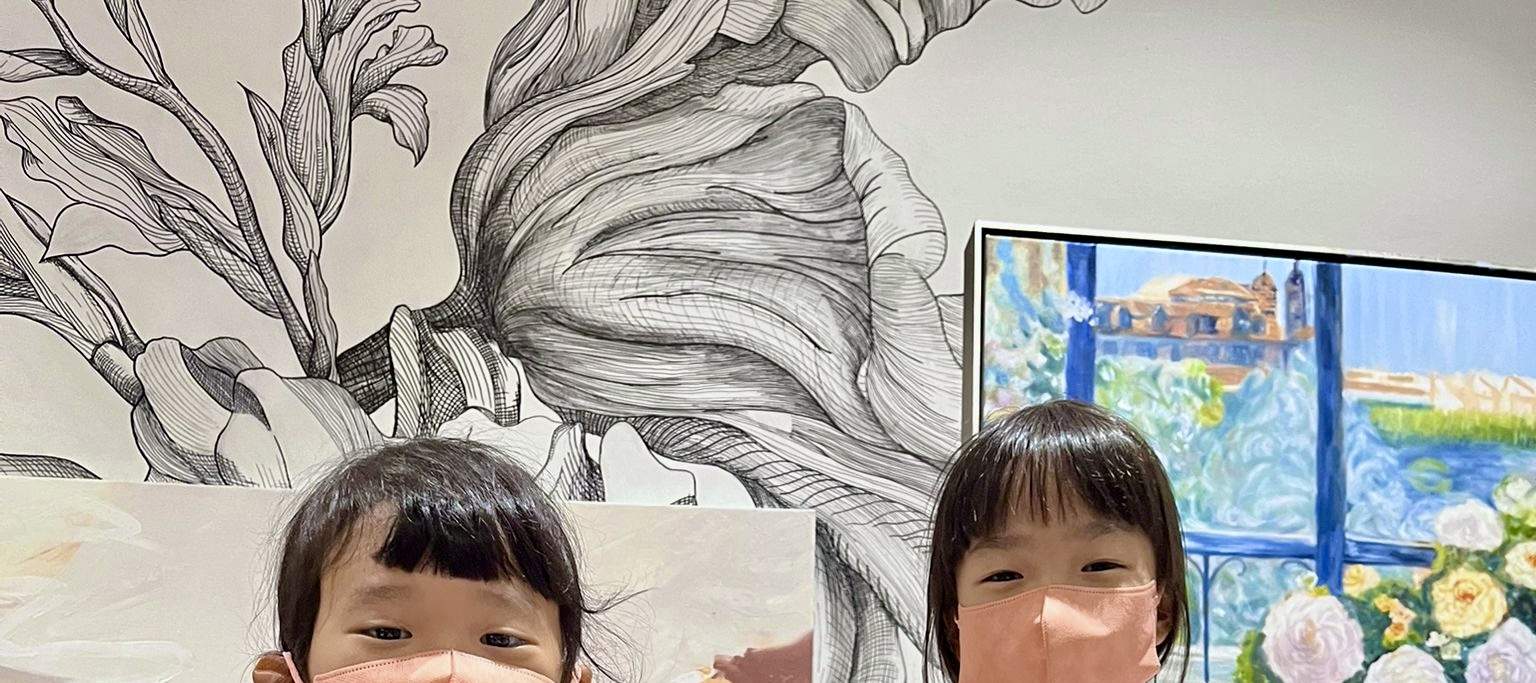 초크 앤 펜슬 아트 카페 - 캐릭터 아크릴 페인팅