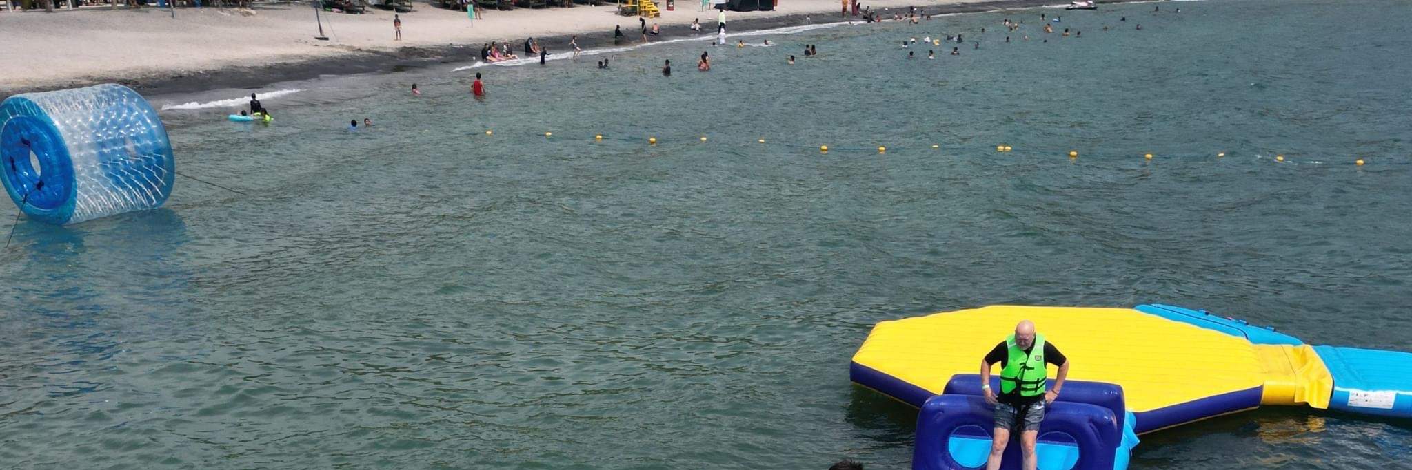 the floaters inflatable adventure playground