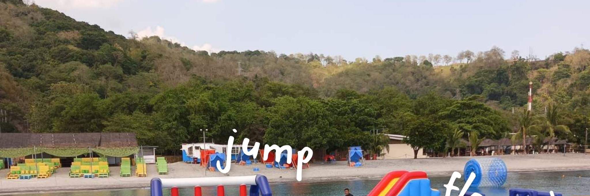 the floaters inflatable adventure playground