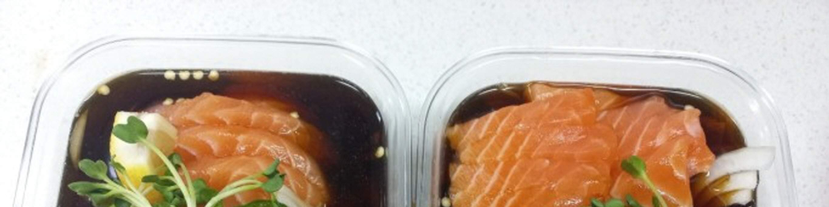 Маринованный лосось с корейским соусом