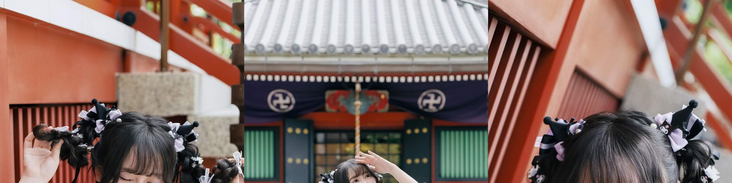 Hãy mang theo búp bê của riêng bạn và chúng tôi sẽ thêm chúng vào bộ kimono của bạn để tạo nên một diện mạo độc đáo! (Kimono Nhân Vật Klook Độc Quyền: Hồng, Tím/Đen, Đỏ/trắng, xanh lam)