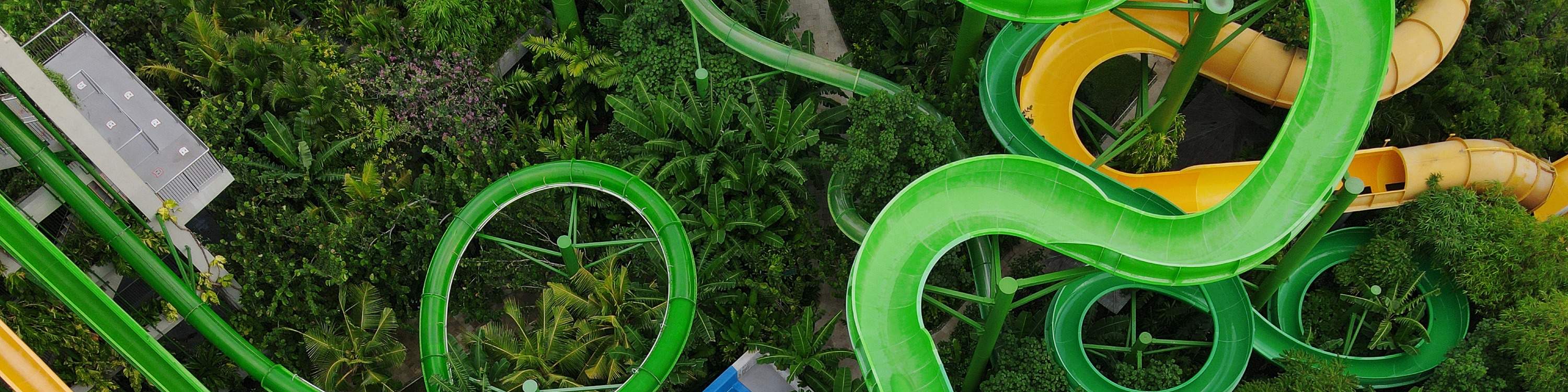 Rutschen im Waterbom