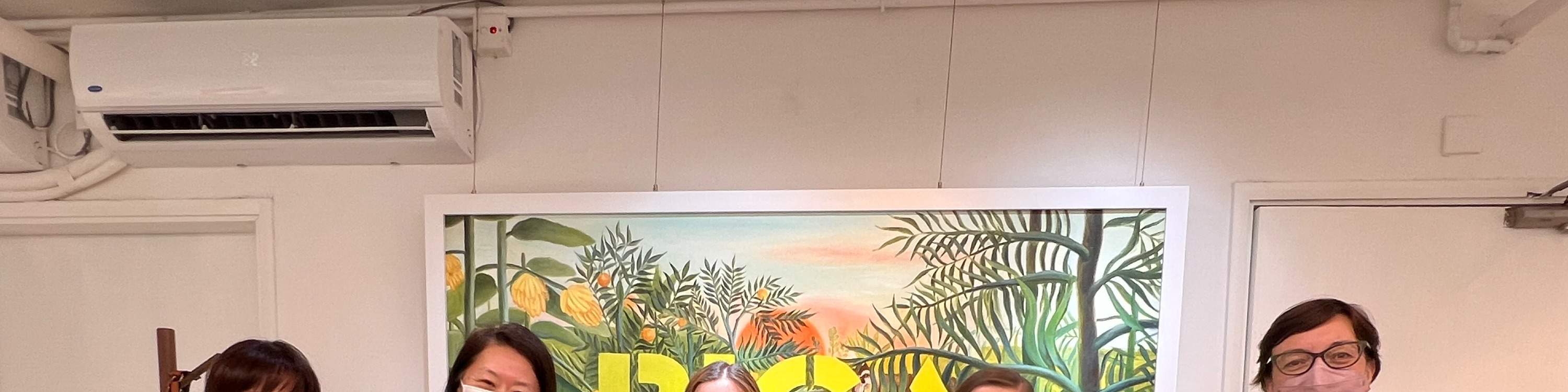 Rica Art Space - Lokakarya jamming seni akrilik｜Lokakarya lukisan tekstur｜Seni & Anggur｜Wan Chai