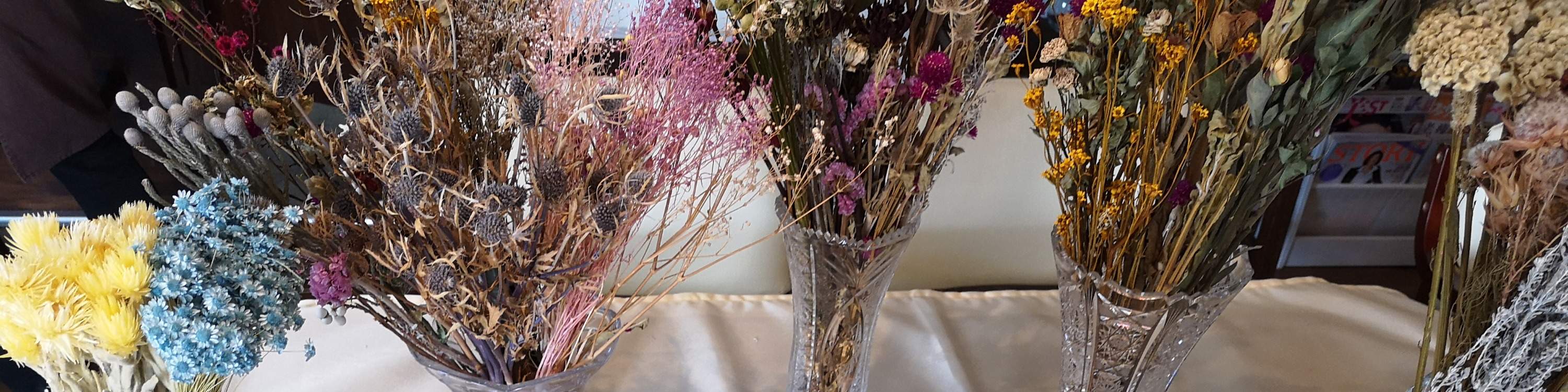 Handmade gel candle diffuser, dried flower,