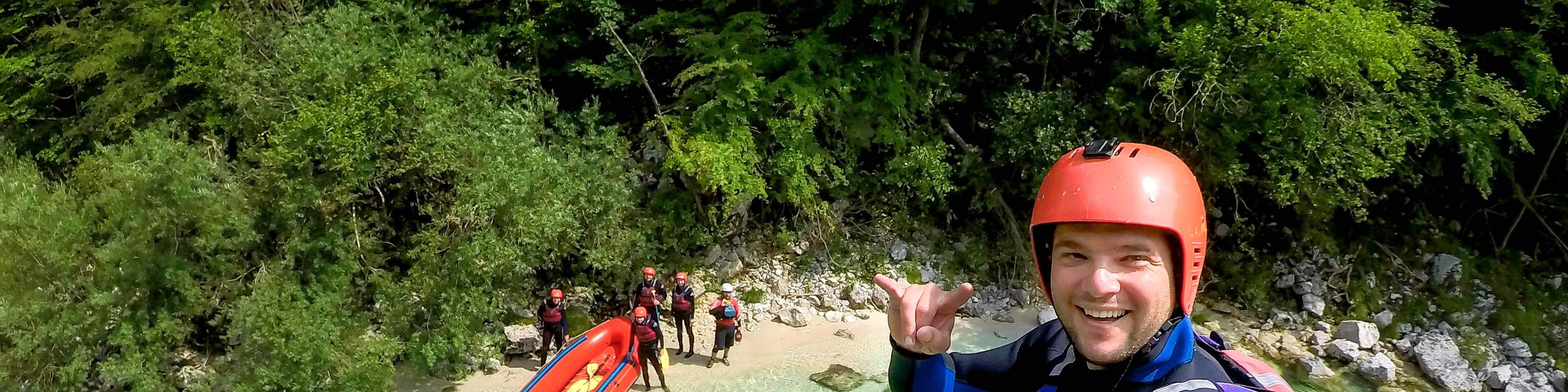 Rafting en el río Soča