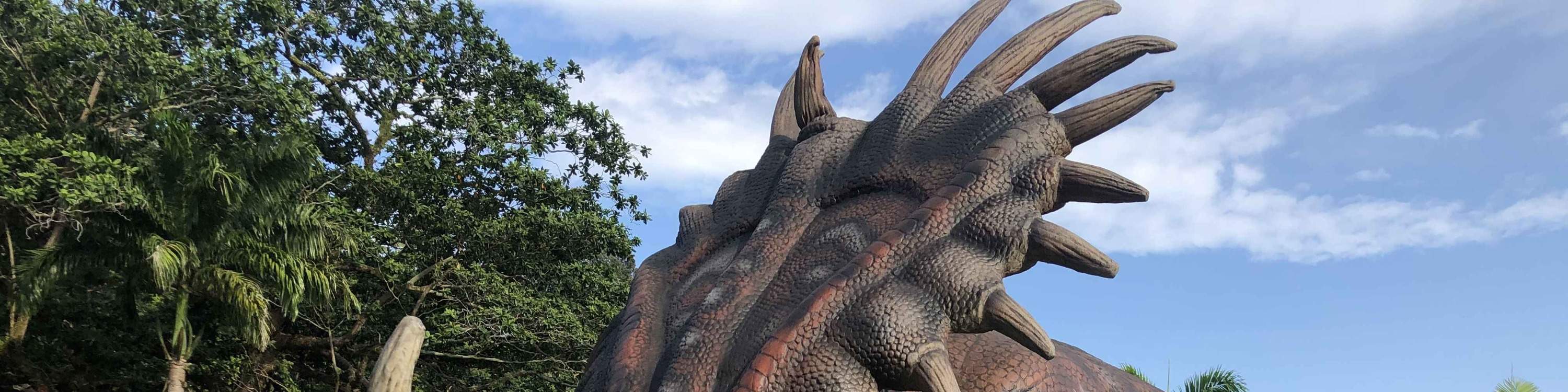 Stellen Sie sich vor, Sie machen ein Foto mit einem echten Dinosaurier