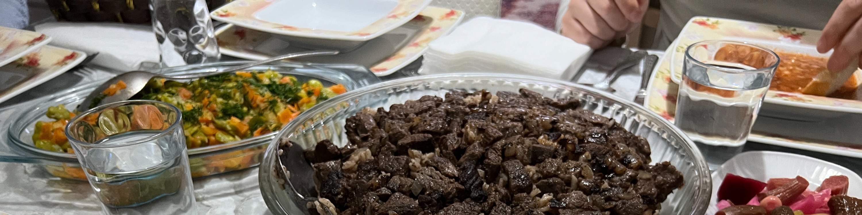 Authentisches türkisches Abendessen bei einer einheimischen Familie