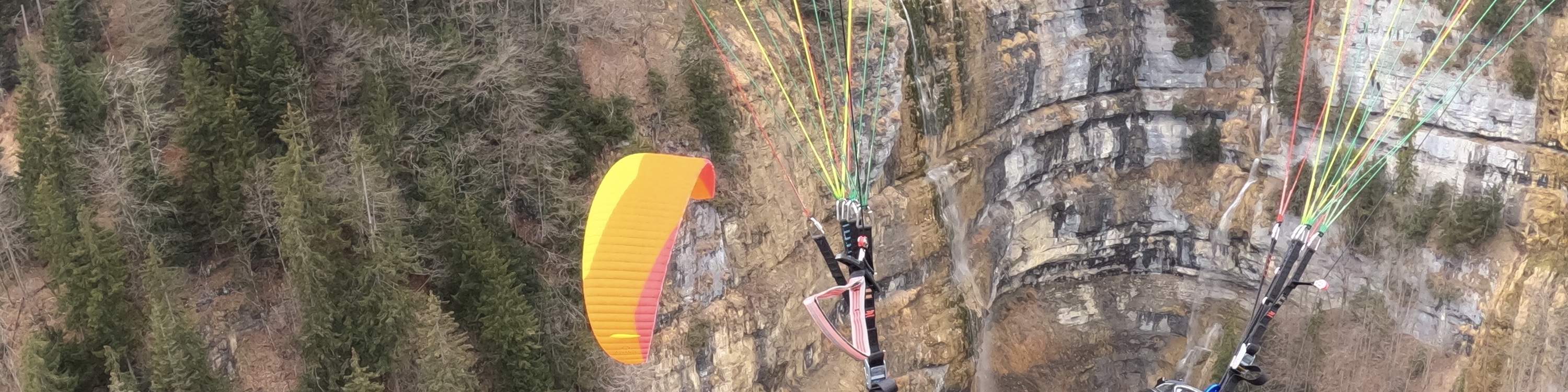 Penerbangan Tandem Paragliding Murren - Lauterbrunnen 
