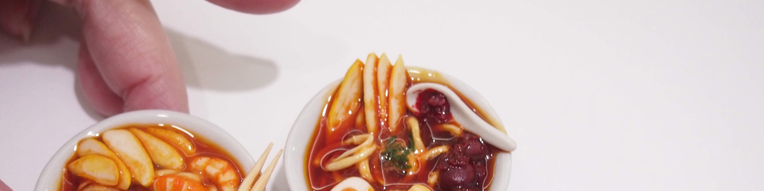 迷你食物黏土叻沙