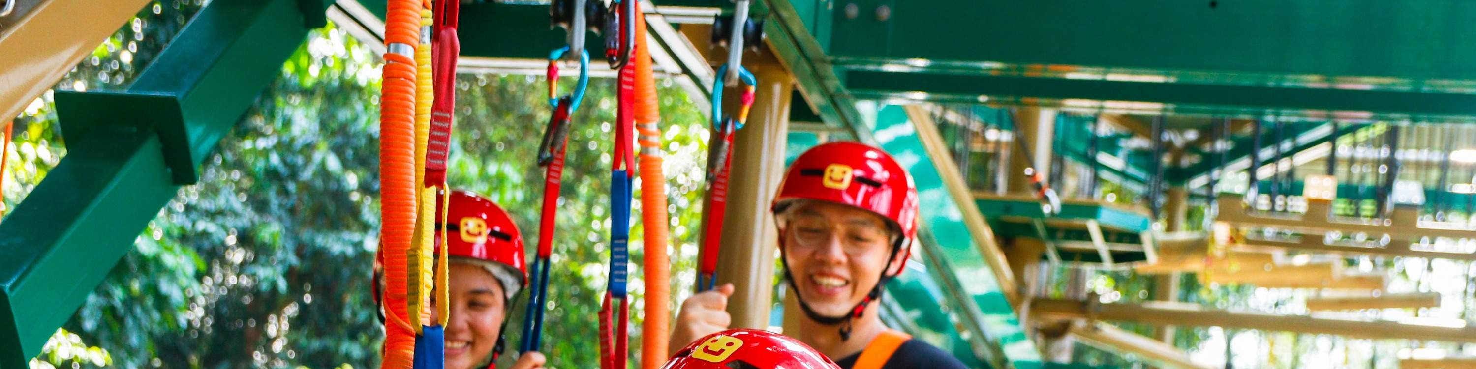 Tiket Houbii Spot Rope Course di Singapore Zoo