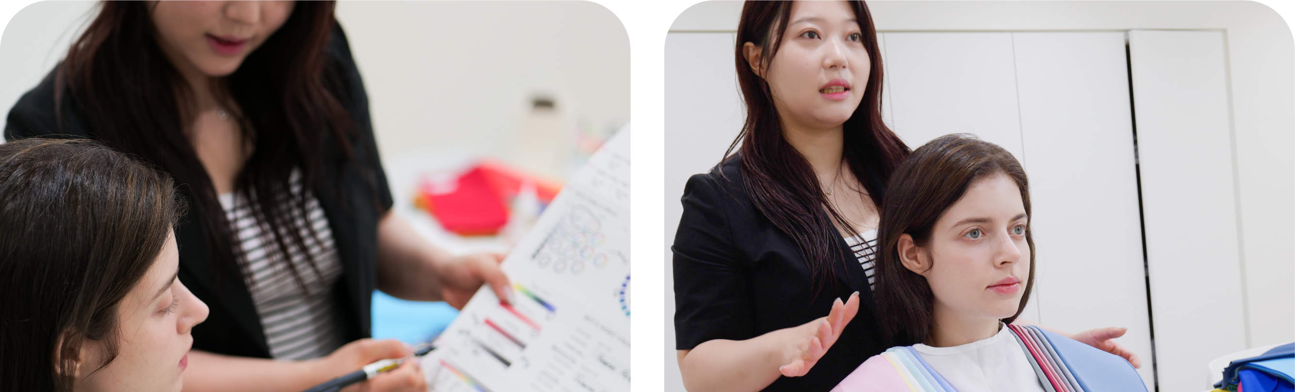 3. Chọn màu sắc phù hợp: Tìm màu sắc đẹp nhất và tệ nhất trong số hơn 150 loại vải màu.