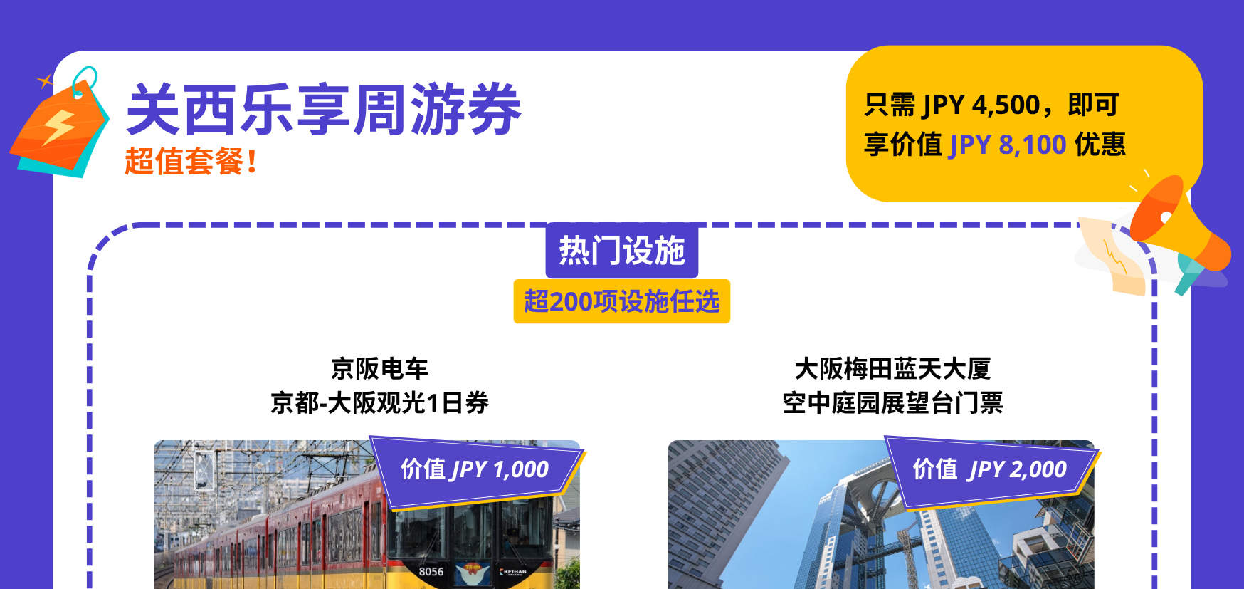 关西乐享周游券