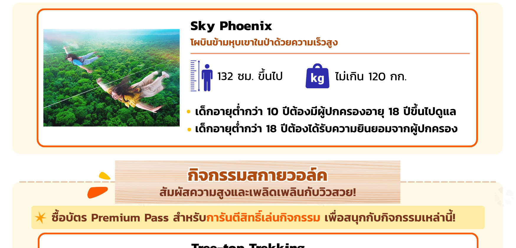 บัตร JUNGLIA Premium Pass