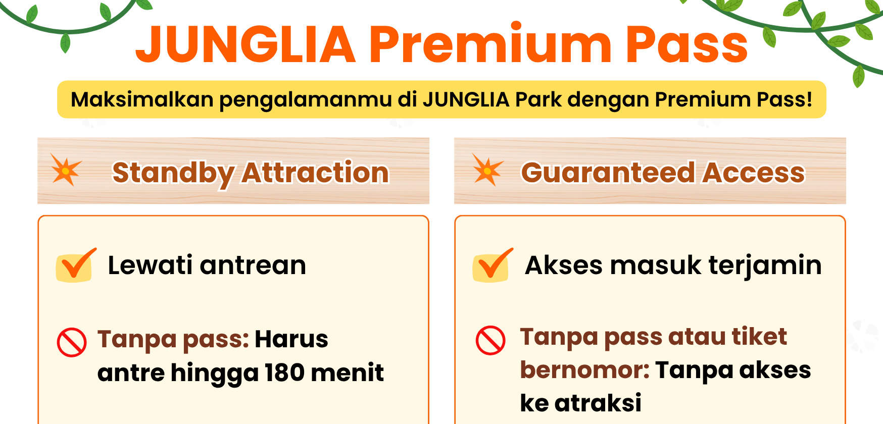 JUNGLIA premium pass