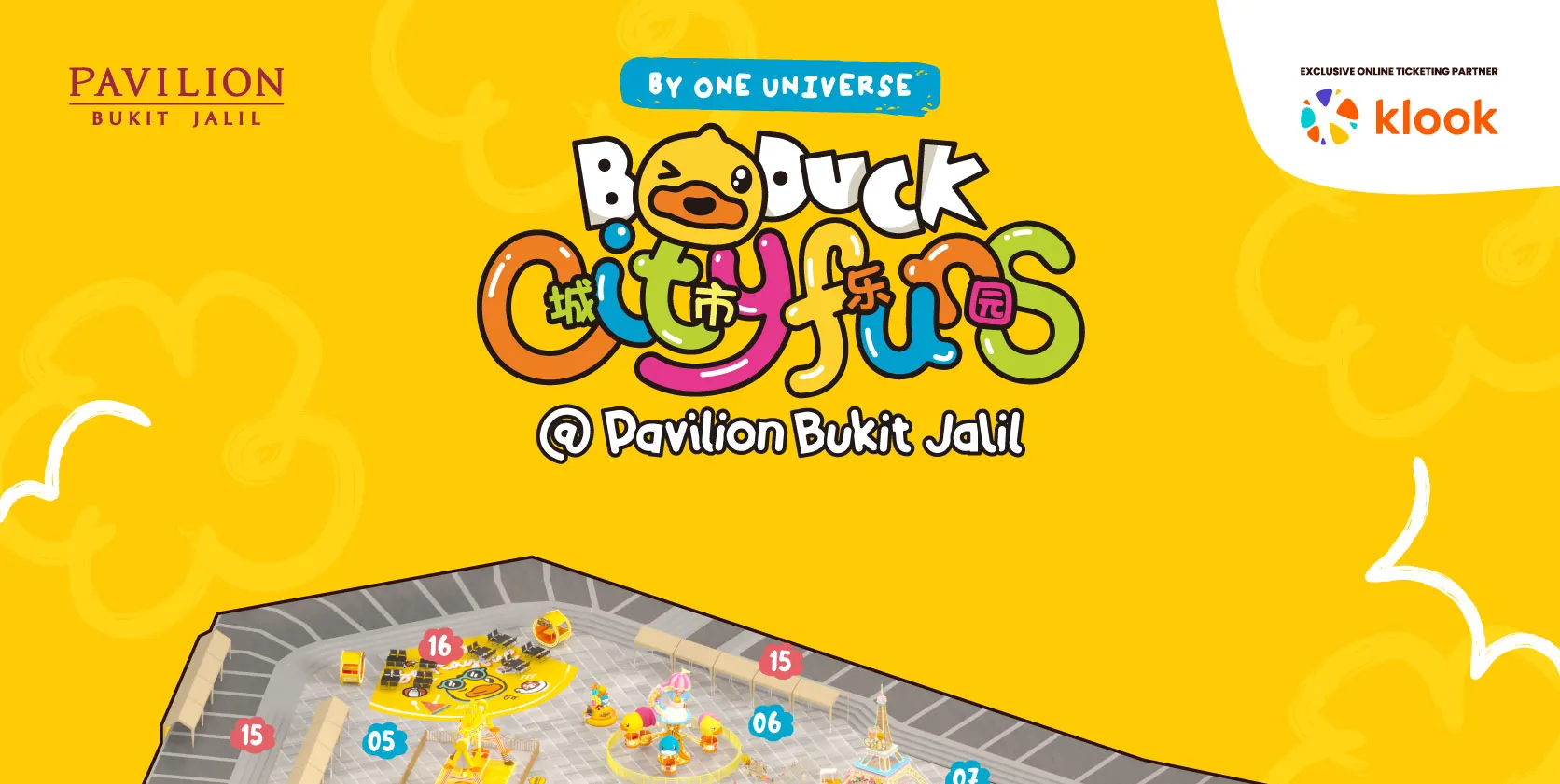 ONE UNIVERSE 推出的海上 B.DUCK CITY FUN @ PAVILION BUKIT JALIL