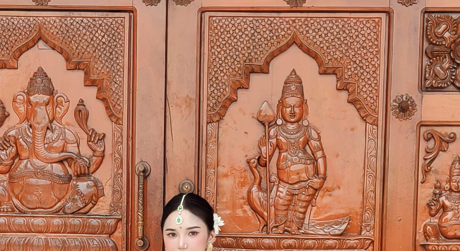 バトゥ洞窟で伝統衣装体験