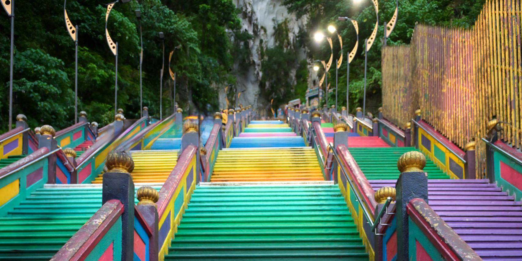 バトゥ洞窟で伝統衣装体験