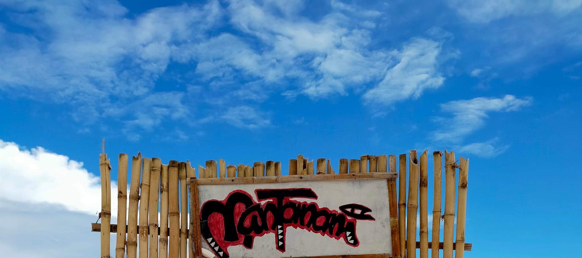 Backdrop at Mantanani Island