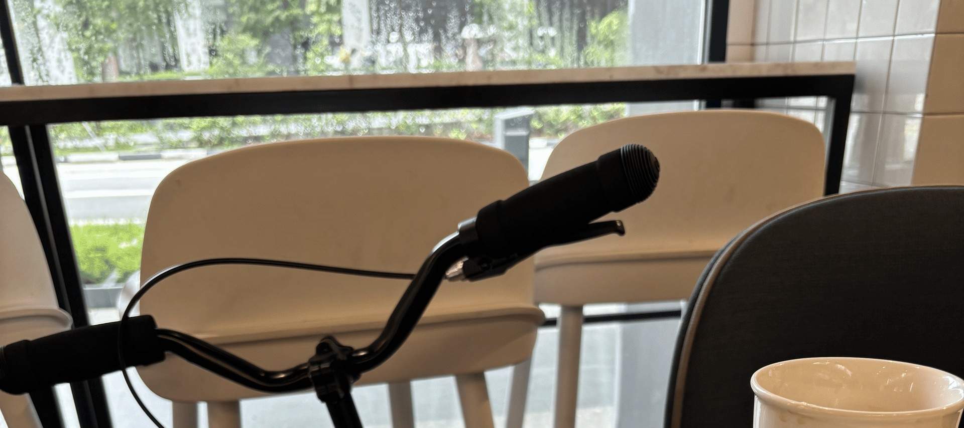 You can walk into cafes