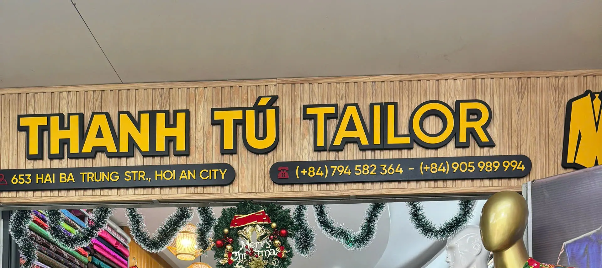 会安 Thanh tu Tailor 裁缝体验