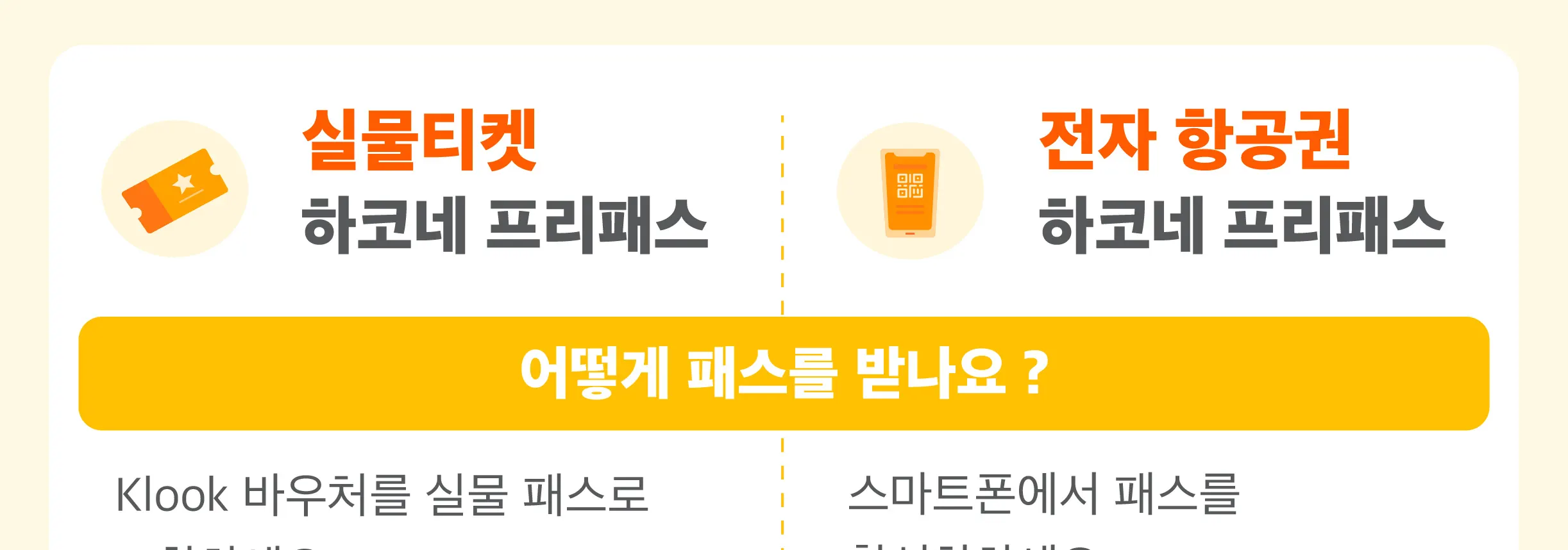 하코네 프리패스 - 디지털 티켓 vs 실물 티켓