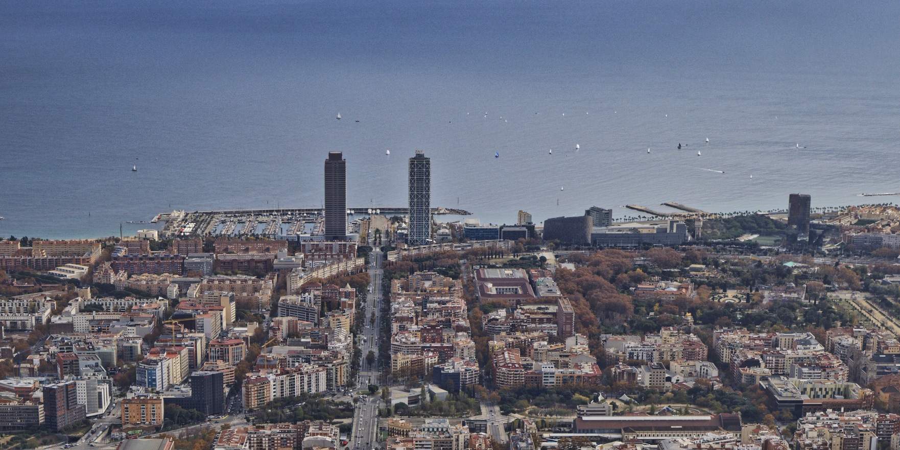 バルセロナ ヘリコプター パノラマツアー