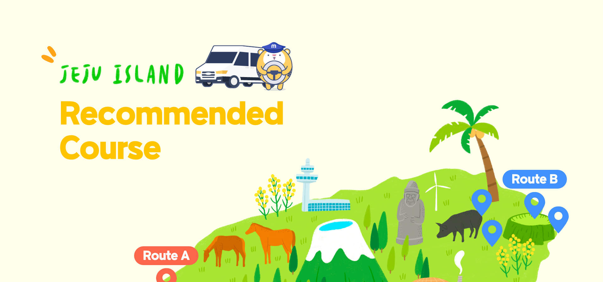 Location de voiture privée à Jeju