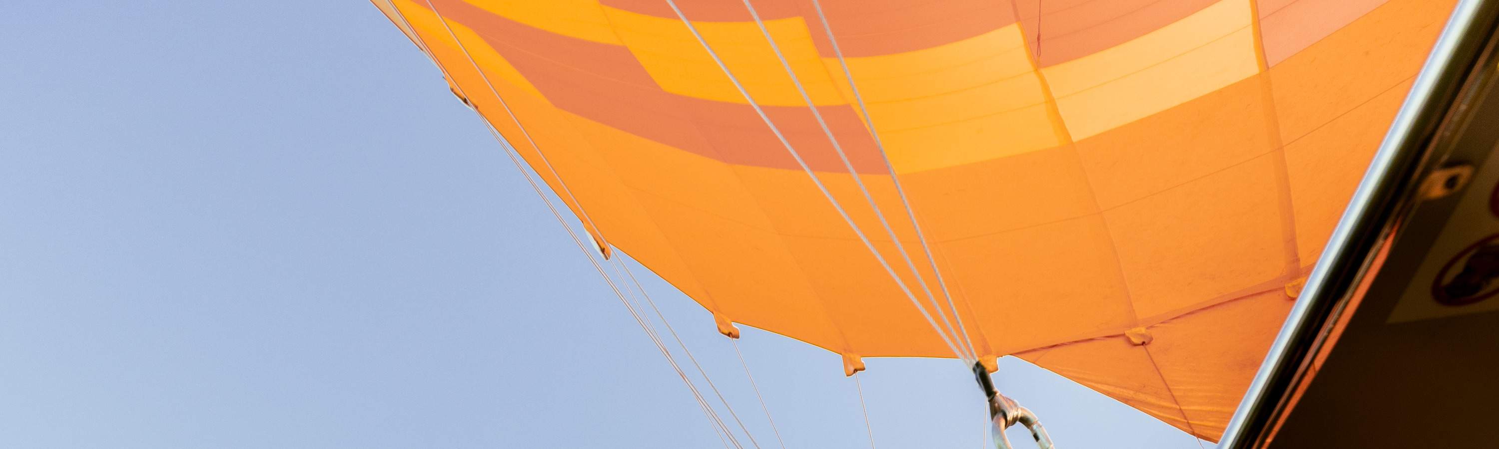 Heißluftballon-Szenerie