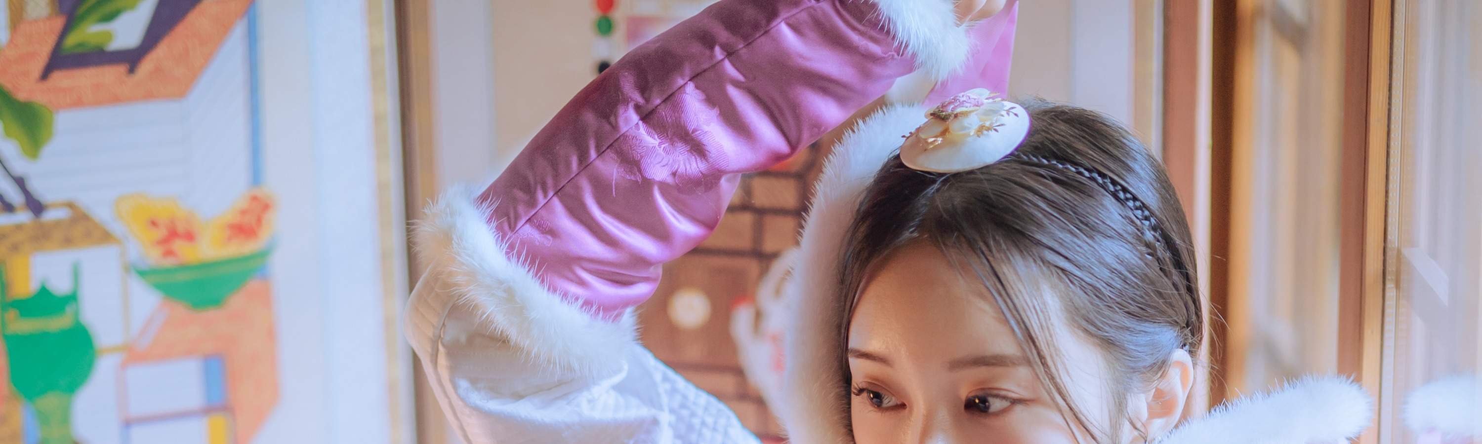 冬の韓服（追加料金₩10,000）