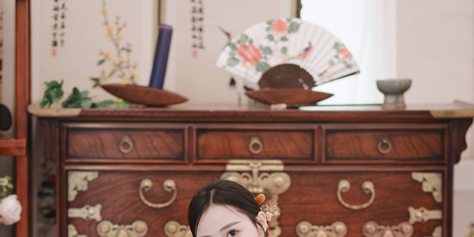 Traditional Hanbok Indoor Studio Photoshoot Experience in Jeju