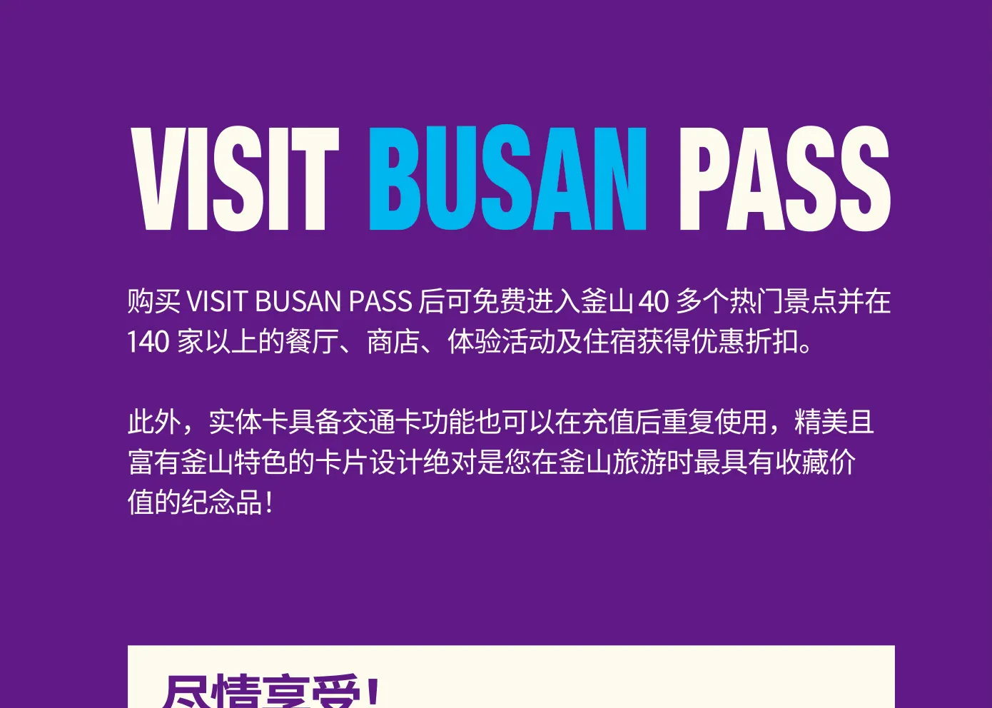 釜山通行证（Visit Busan Pass）
