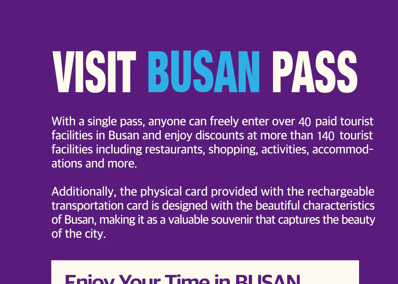 Visit Busan Pass