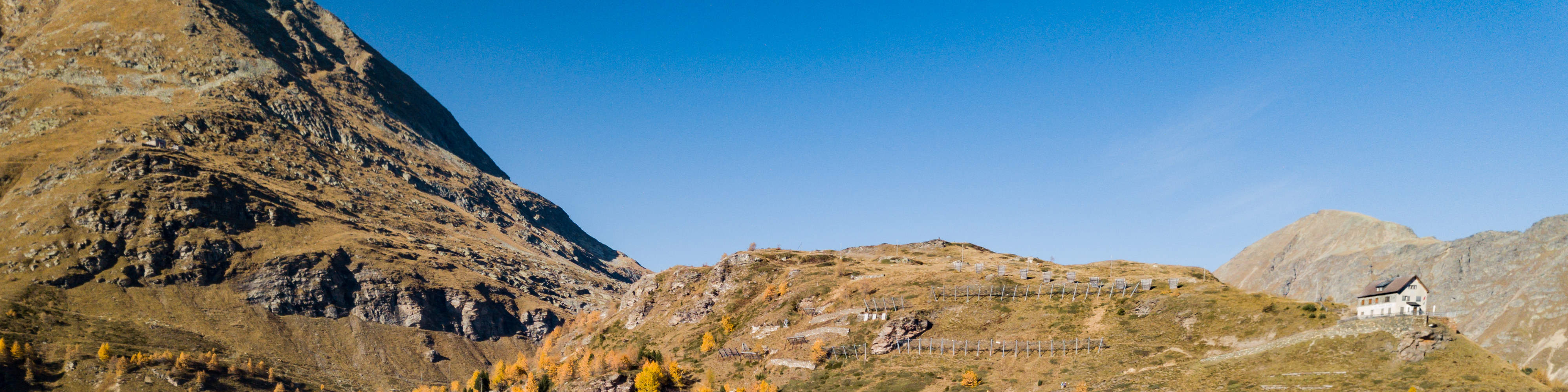 Bernina Express en automne à l'Alp Grüm, Grisons