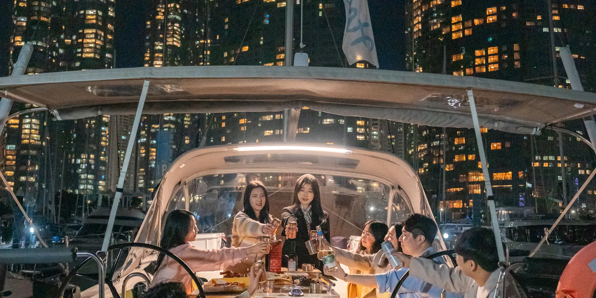 釜山私人游艇之旅，与全国奖牌得主同行