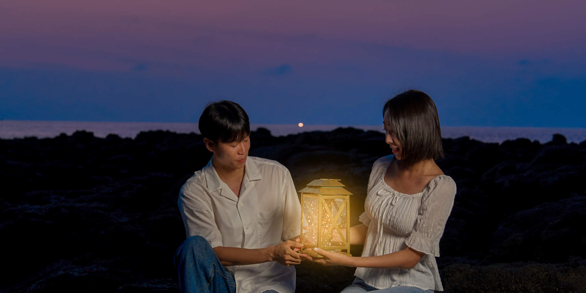 Jeju bei Nacht – Schnappschuss