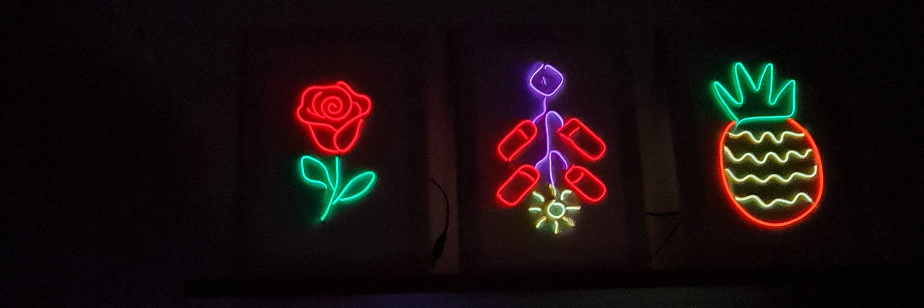 6件霓虹燈藝術品