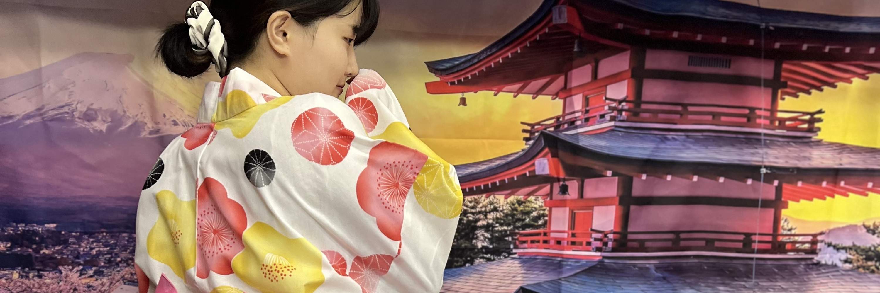 후지산 가와구치코 유카타 대여 체험