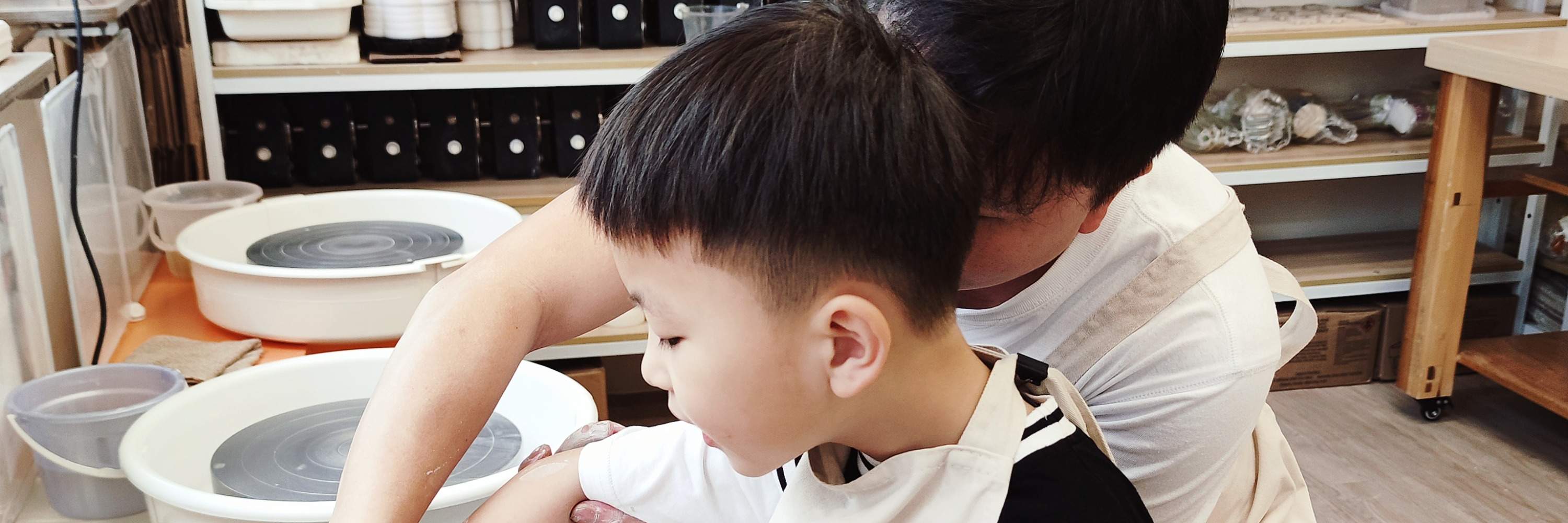 CC ART STUDIO - Kelas keramik orang tua-anak｜Pengalaman menggambar atau menguleni orang tua-anak｜Lokakarya melukis keramik orang tua-anak｜Prince