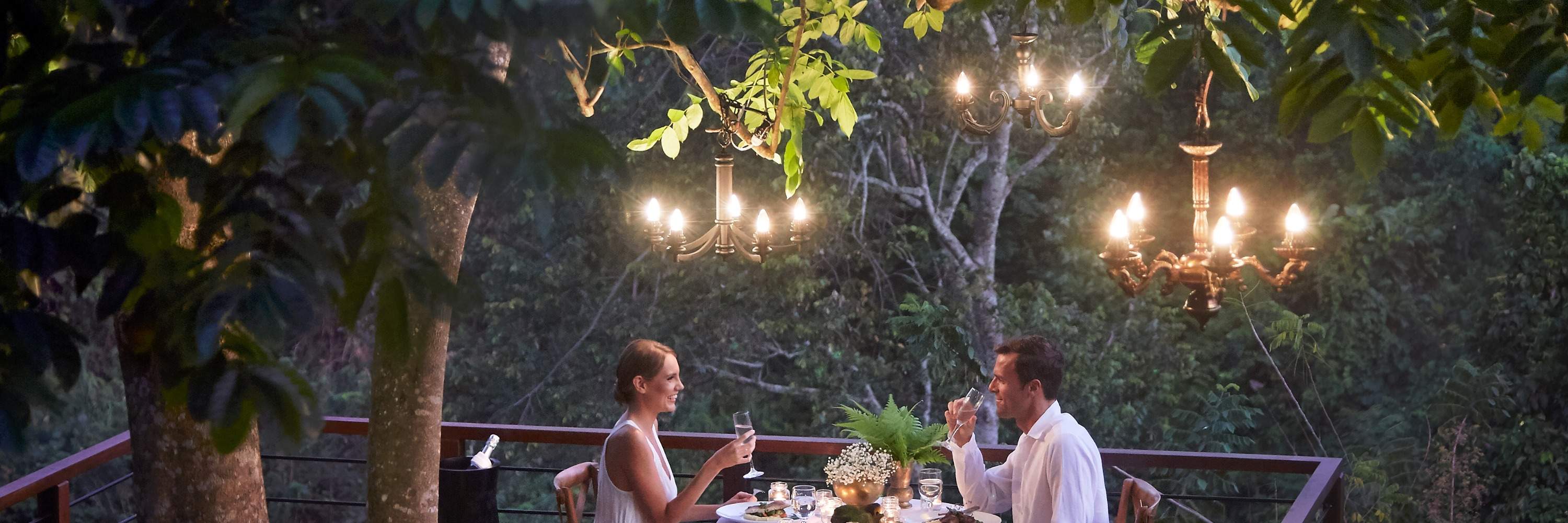 Makan Malam Hutan Romantik