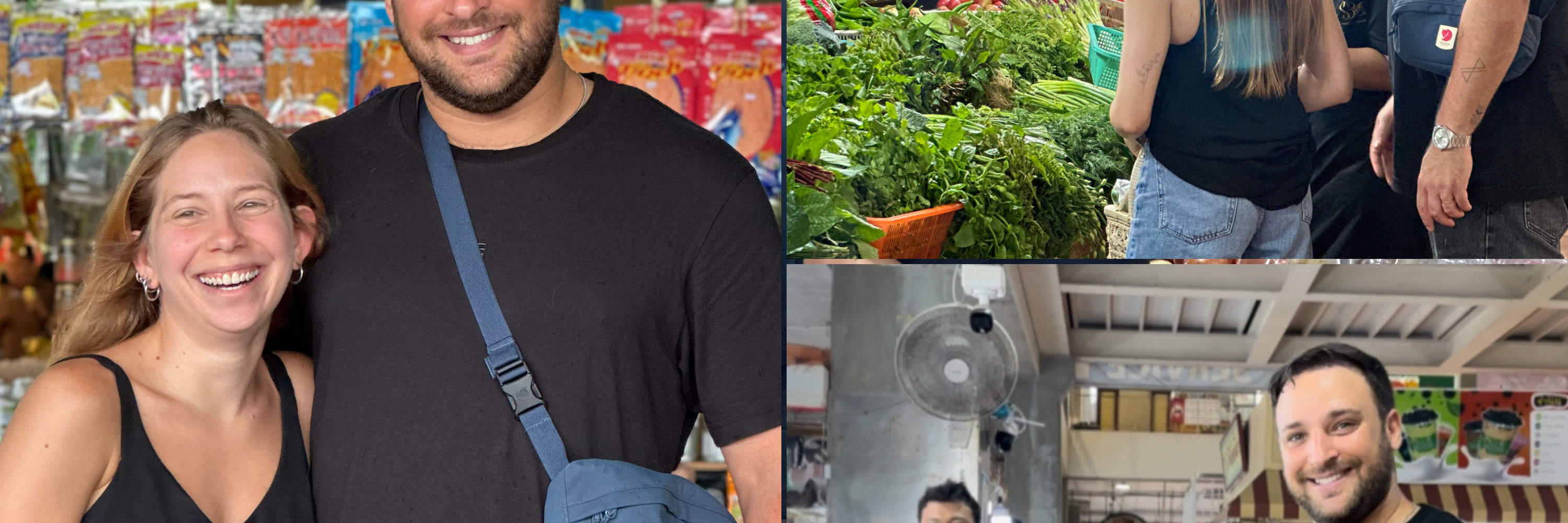 Mulailah kelas Anda dengan berjalan-jalan di pasar dan cicipi budaya Thailand yang sesungguhnya.