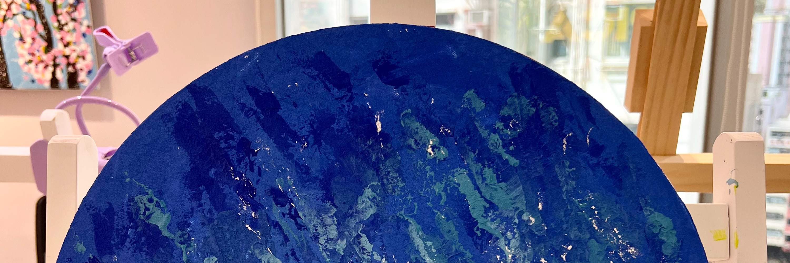 Rica Art Space - Lokakarya jamming seni akrilik｜Lokakarya lukisan tekstur｜Seni & Anggur｜Wan Chai