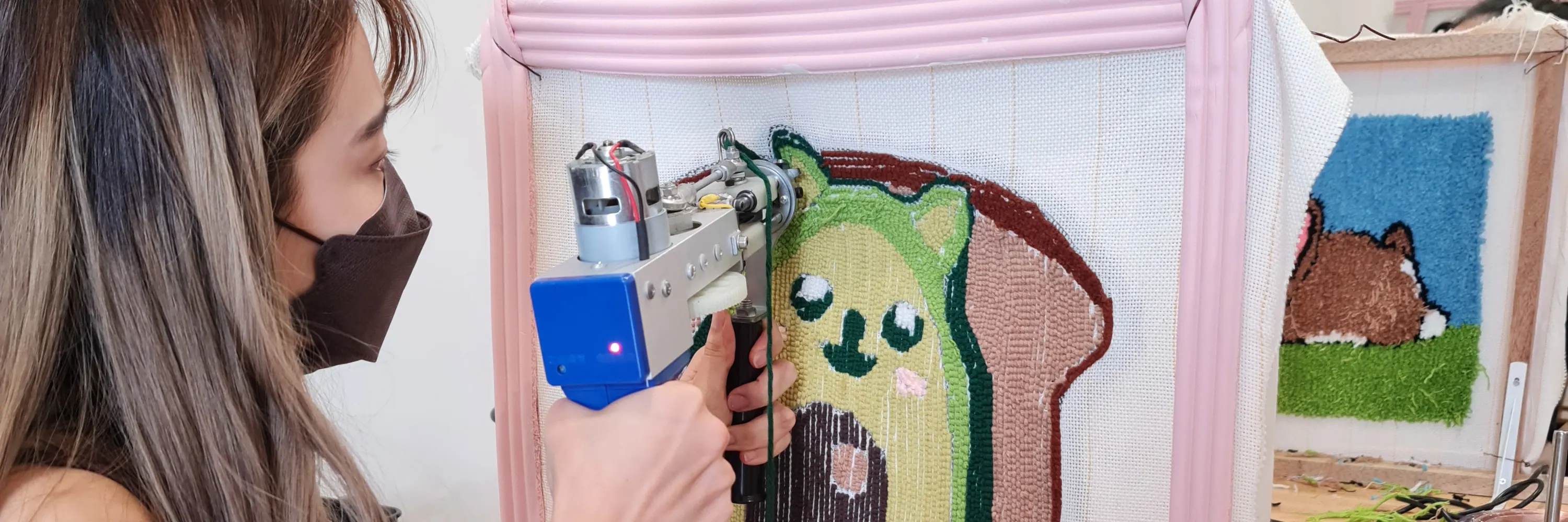 簇绒车间
