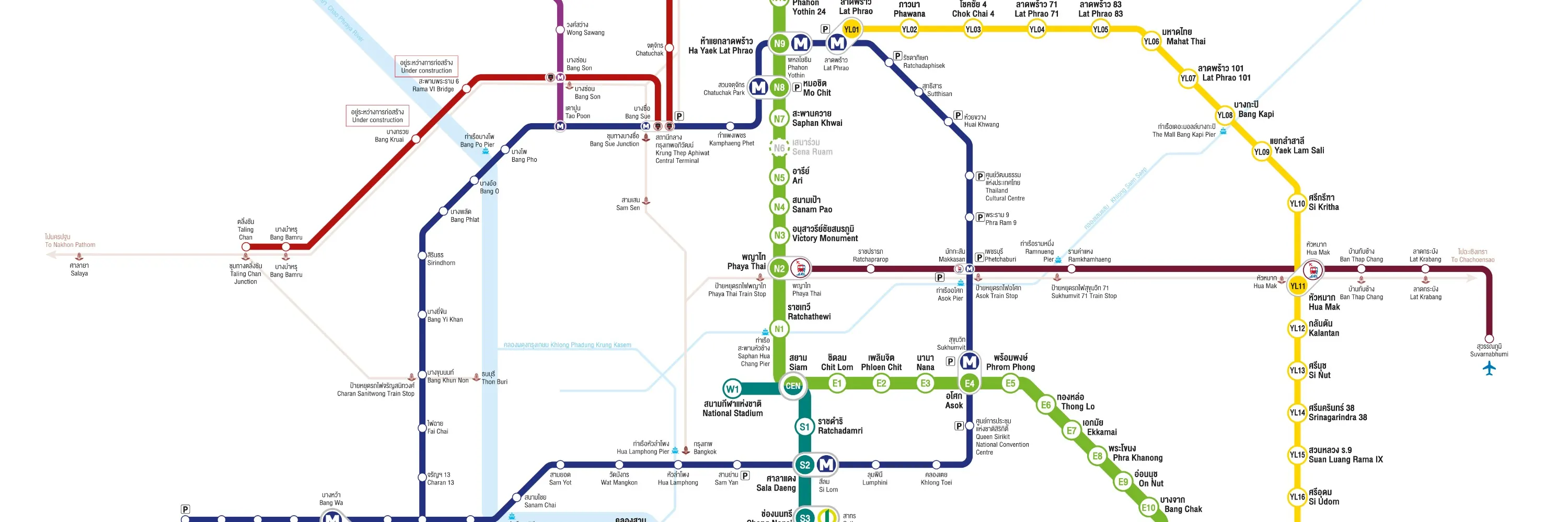bangkok metro map