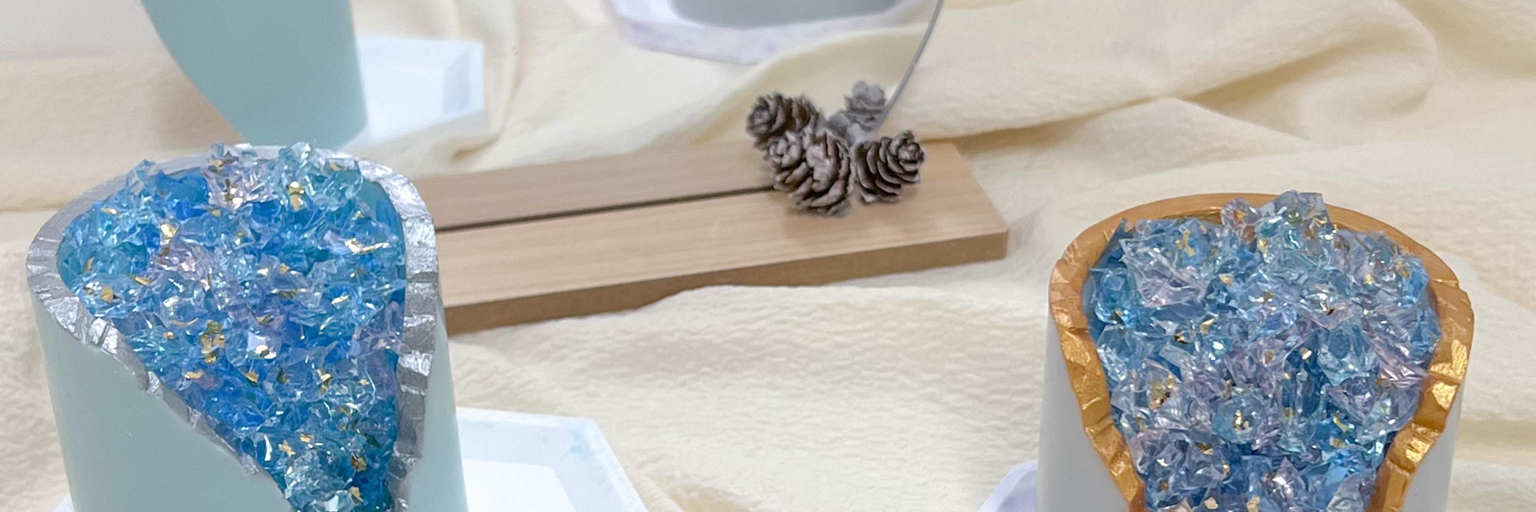 แสงออโรร่า - เทียนดาวเคราะห์｜เทียนกระถางฉ่ำๆ｜ลูกบอลคริสตัลฐานหินกระจาย｜เทียนมาการอง｜เทียนเหมืองคริสตัล｜ซวนหว่าน