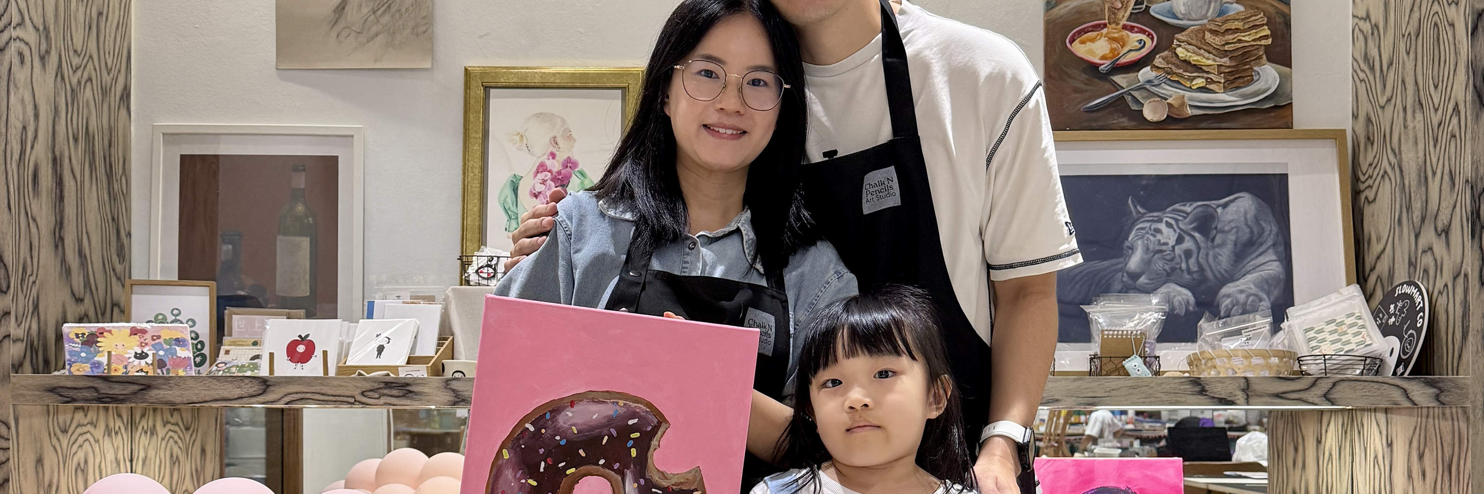 초크 앤 펜슬 아트 카페 - 온 가족이 함께 즐겨보세요!