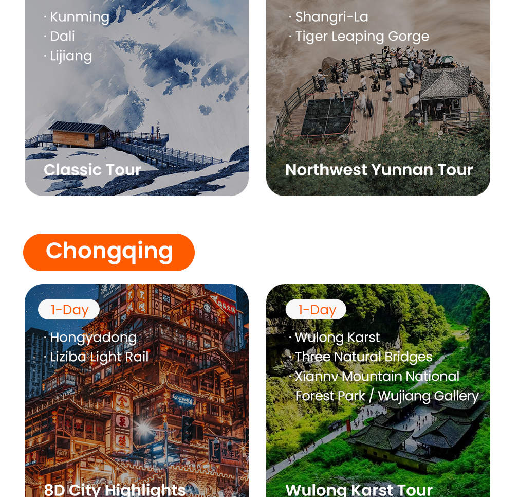 Klook China Chongqing Private Customized Tour (Ciqikou/Wuling/Three ...