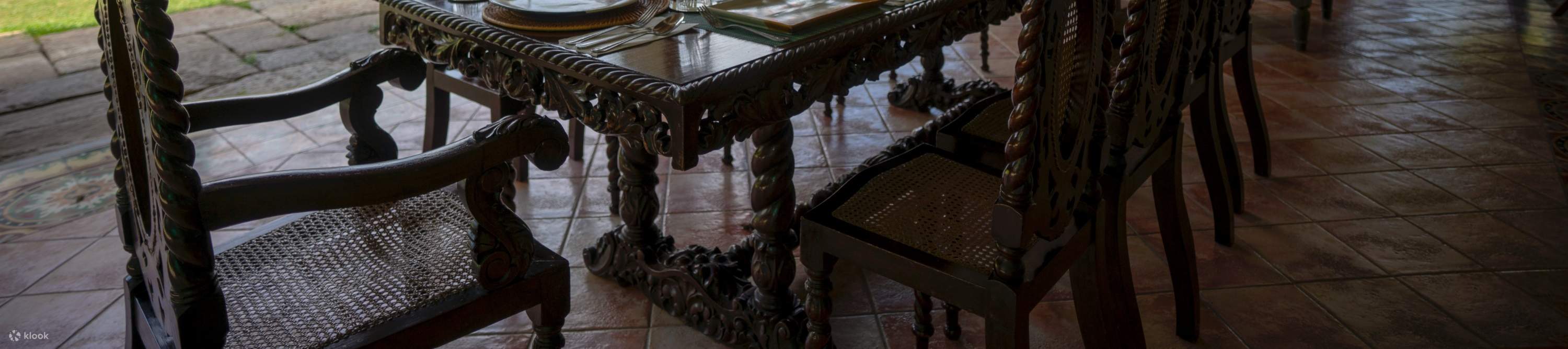 พื้นที่รับประทานอาหารใน Casa Laiya