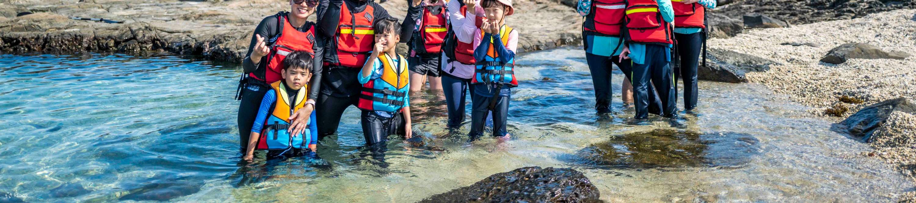 New Taipei Gongliao: Pulau Jin-Gin Au-Ti - Sea Island Boat Log - SUP / Kanu / Snorkeling / Fotografi Lensa Tunggal