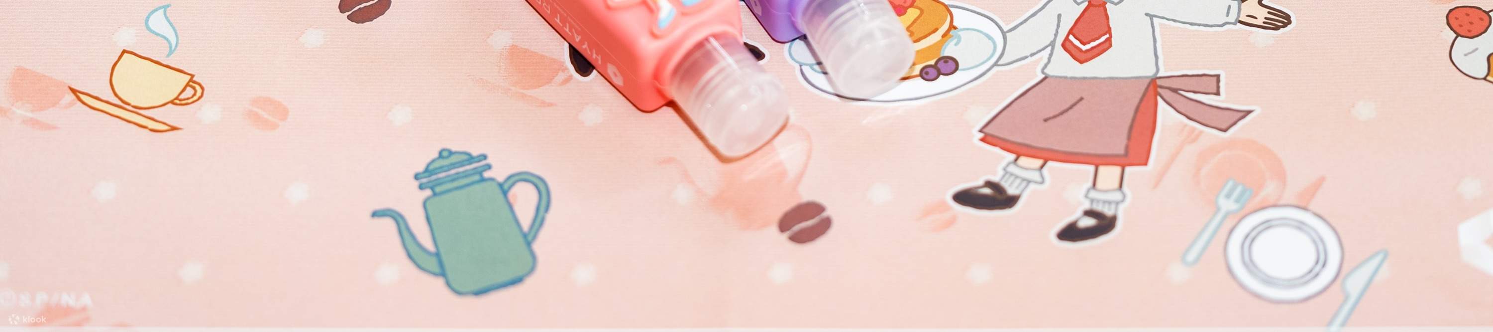 樱桃小丸子造型矽胶套连搓手液两枝